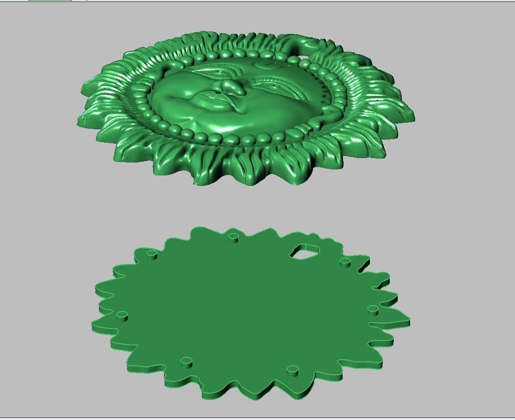 Pendant model 3D 0176 printable model14 3D print model_12