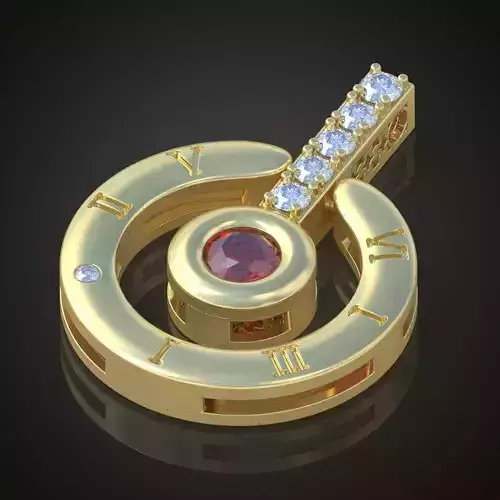 Pendant model 3D 0181 printable model15