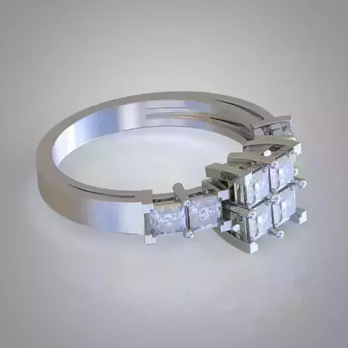 Diamond ring 0306 3D printable model