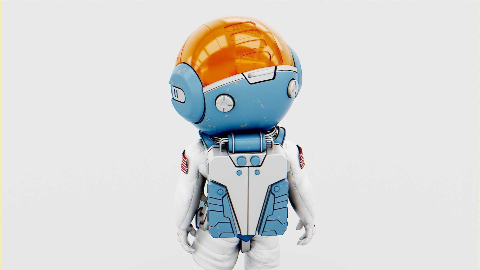 TOON ASTRONAUT JEREMY RIGGED 3D model_16