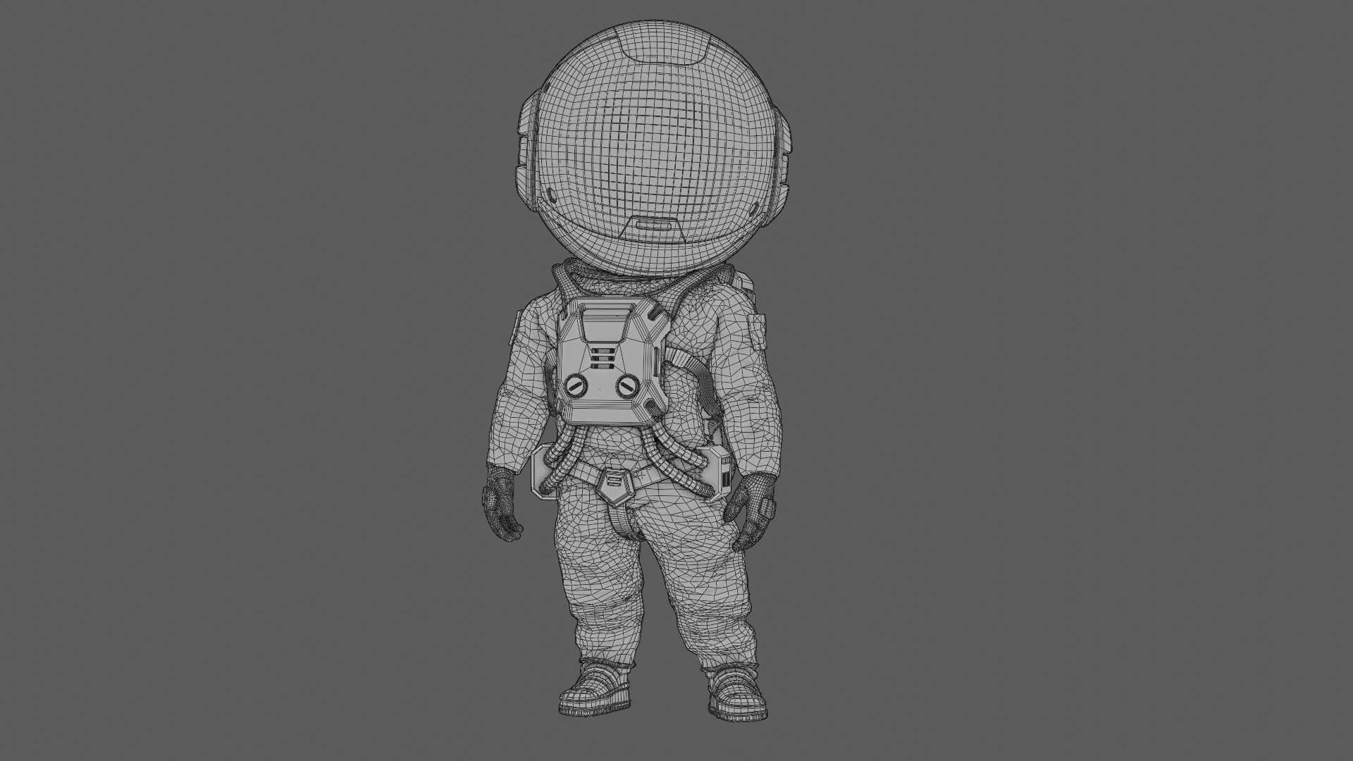 TOON ASTRONAUT JEREMY RIGGED 3D model_39