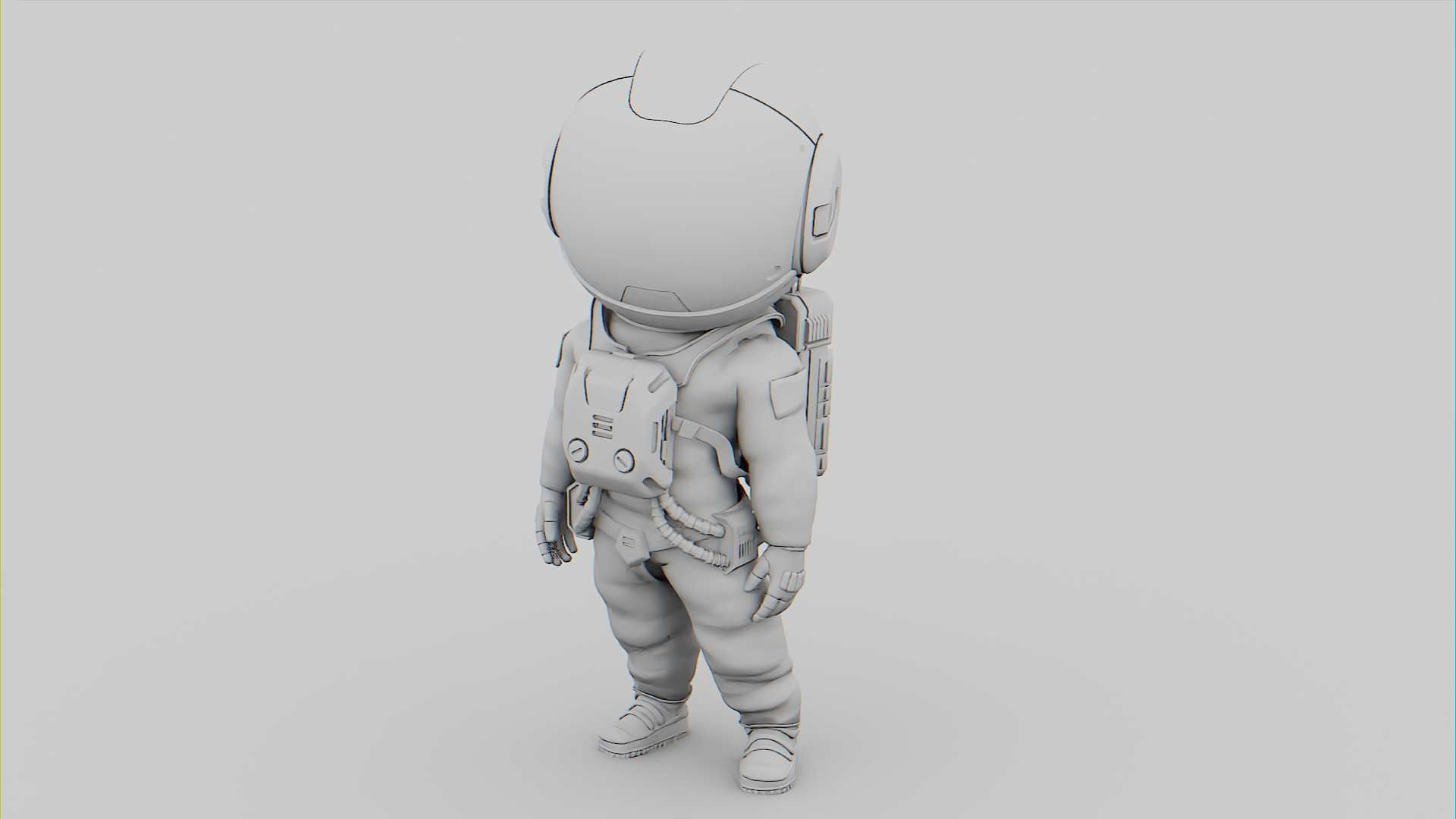 TOON ASTRONAUT JEREMY RIGGED 3D model_30