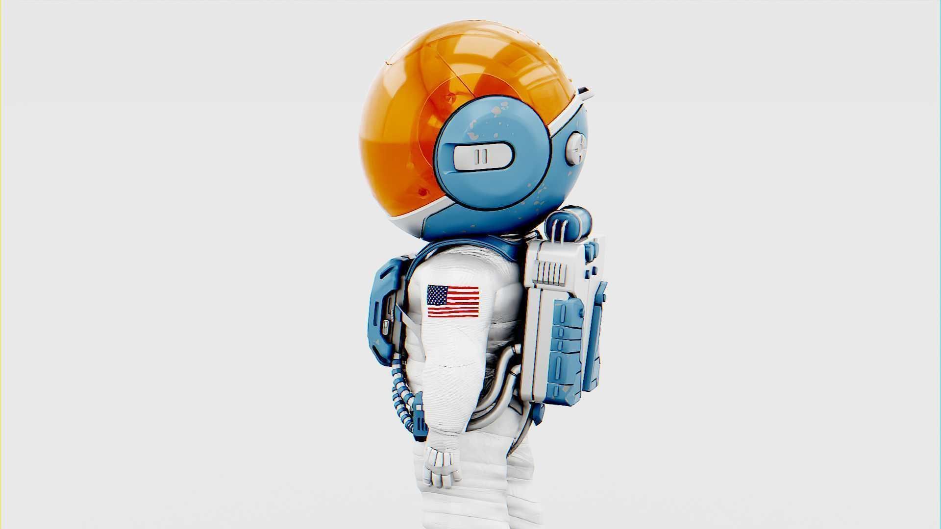 TOON ASTRONAUT JEREMY RIGGED 3D model_4