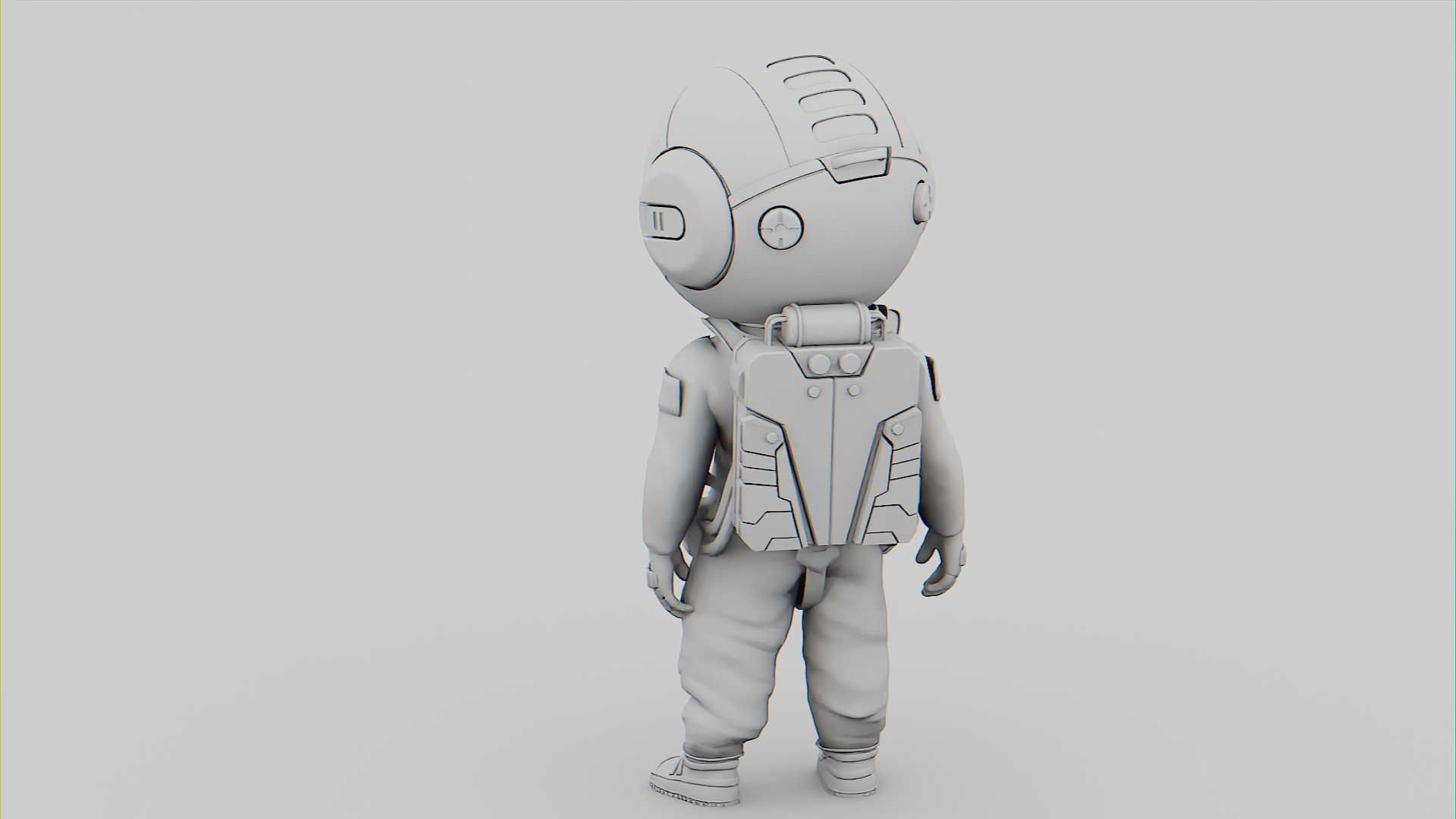 TOON ASTRONAUT JEREMY RIGGED 3D model_32