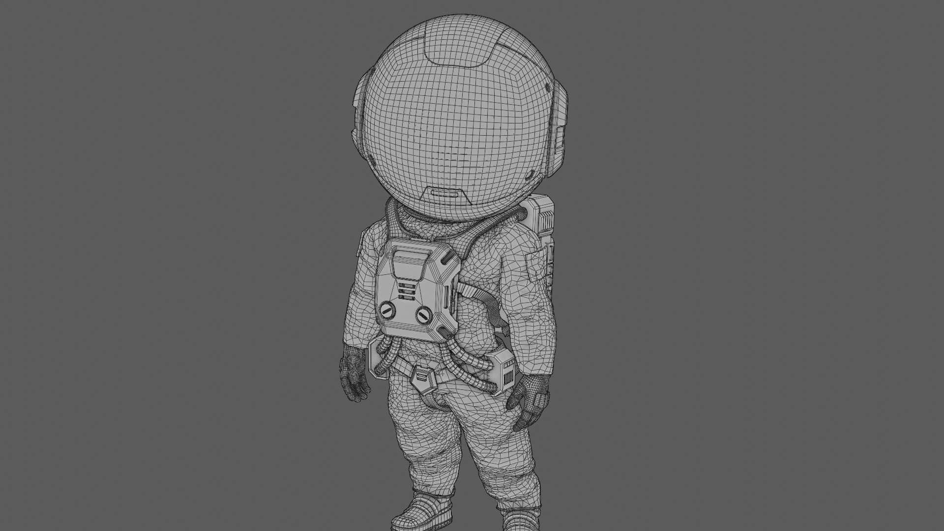 TOON ASTRONAUT JEREMY RIGGED 3D model_36