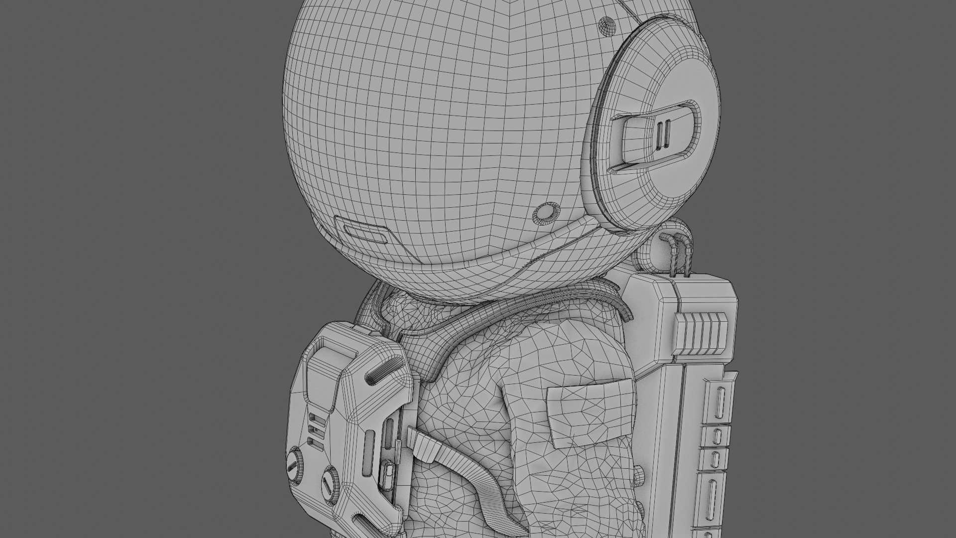 TOON ASTRONAUT JEREMY RIGGED 3D model_37