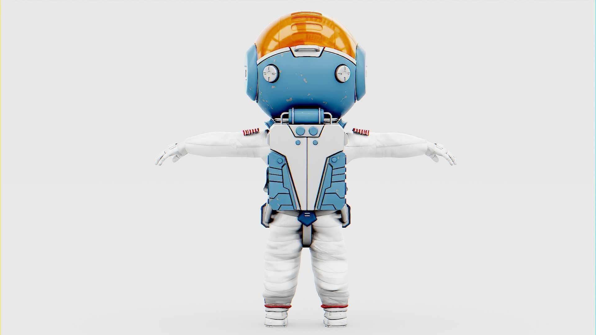 TOON ASTRONAUT JEREMY RIGGED 3D model_29