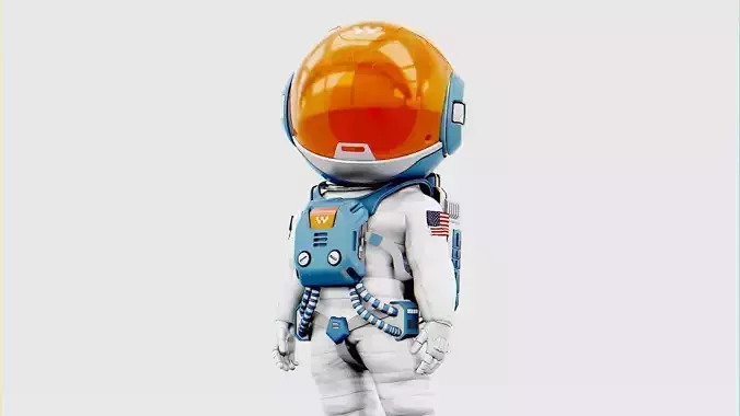 TOON ASTRONAUT JEREMY RIGGED 3D model TOON ASTRONAUT JEREMY RIGGED 3D model
