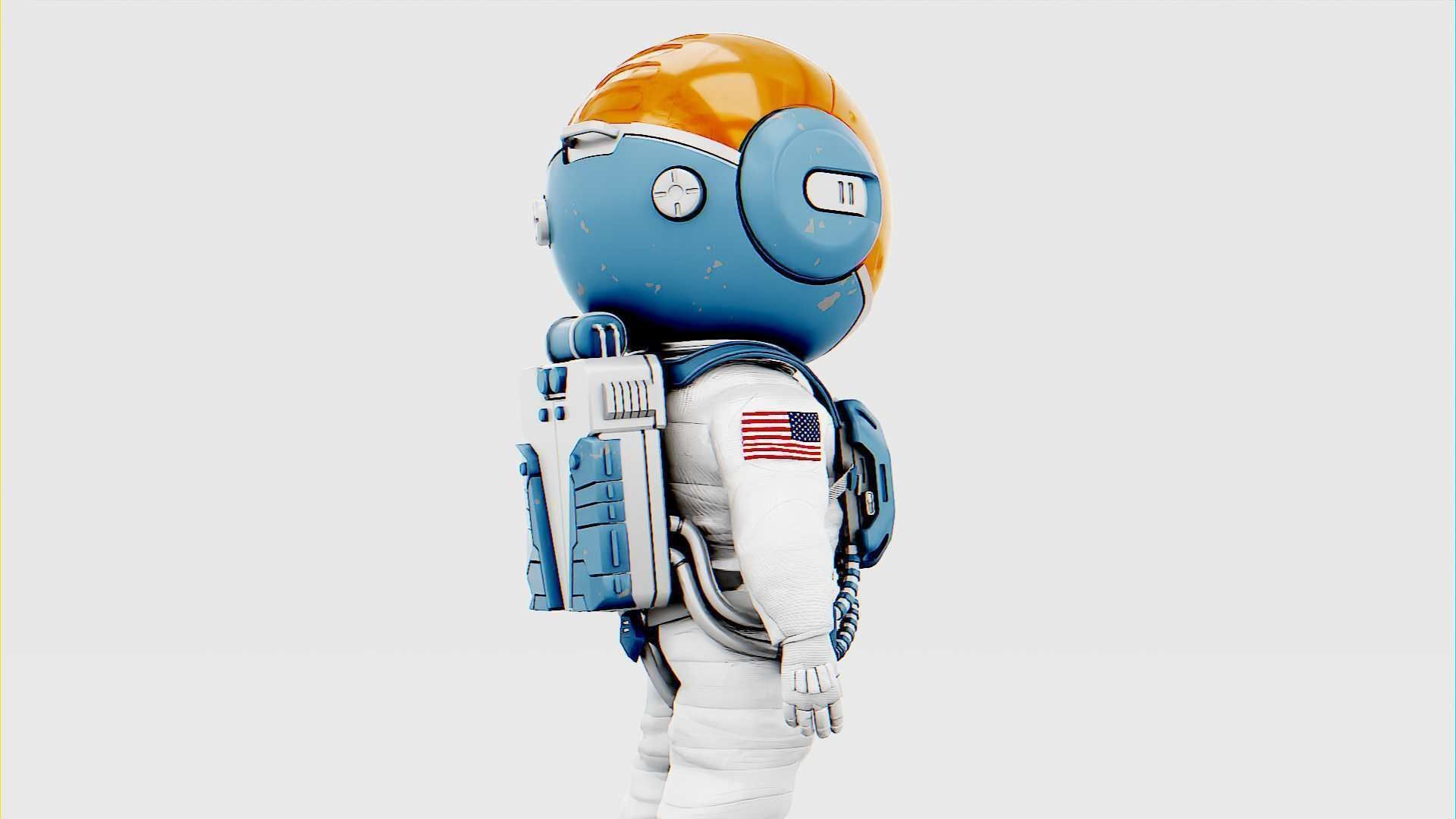 TOON ASTRONAUT JEREMY RIGGED 3D model_8