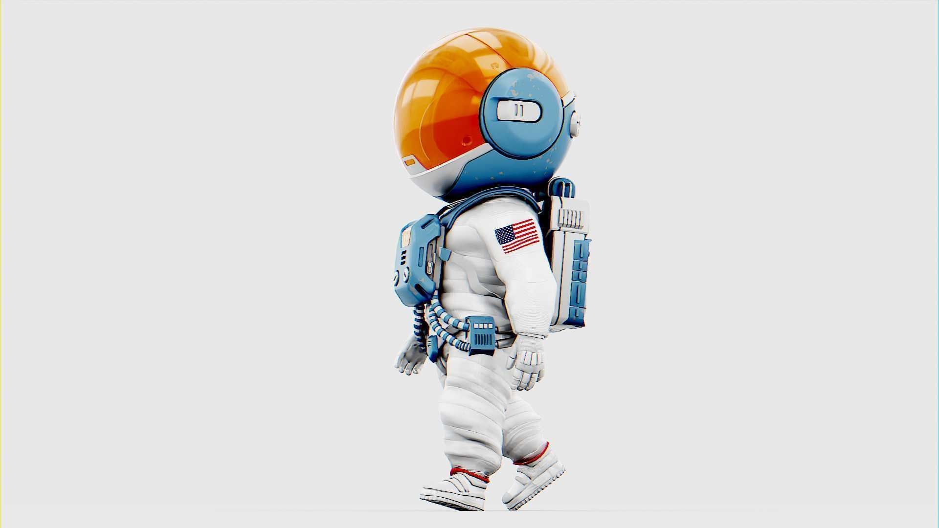 TOON ASTRONAUT JEREMY RIGGED 3D model_23