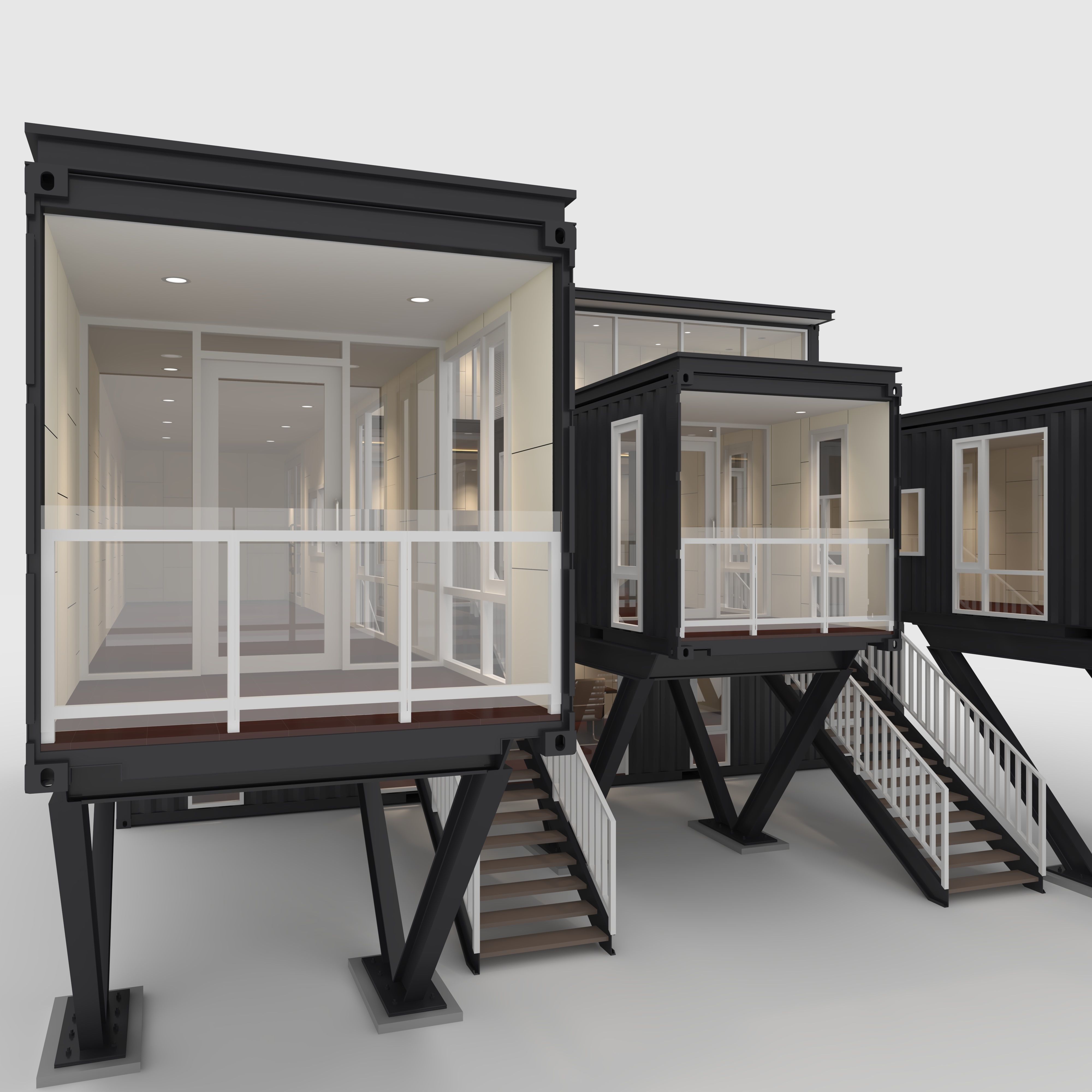 Container Office 2 3D model_6
