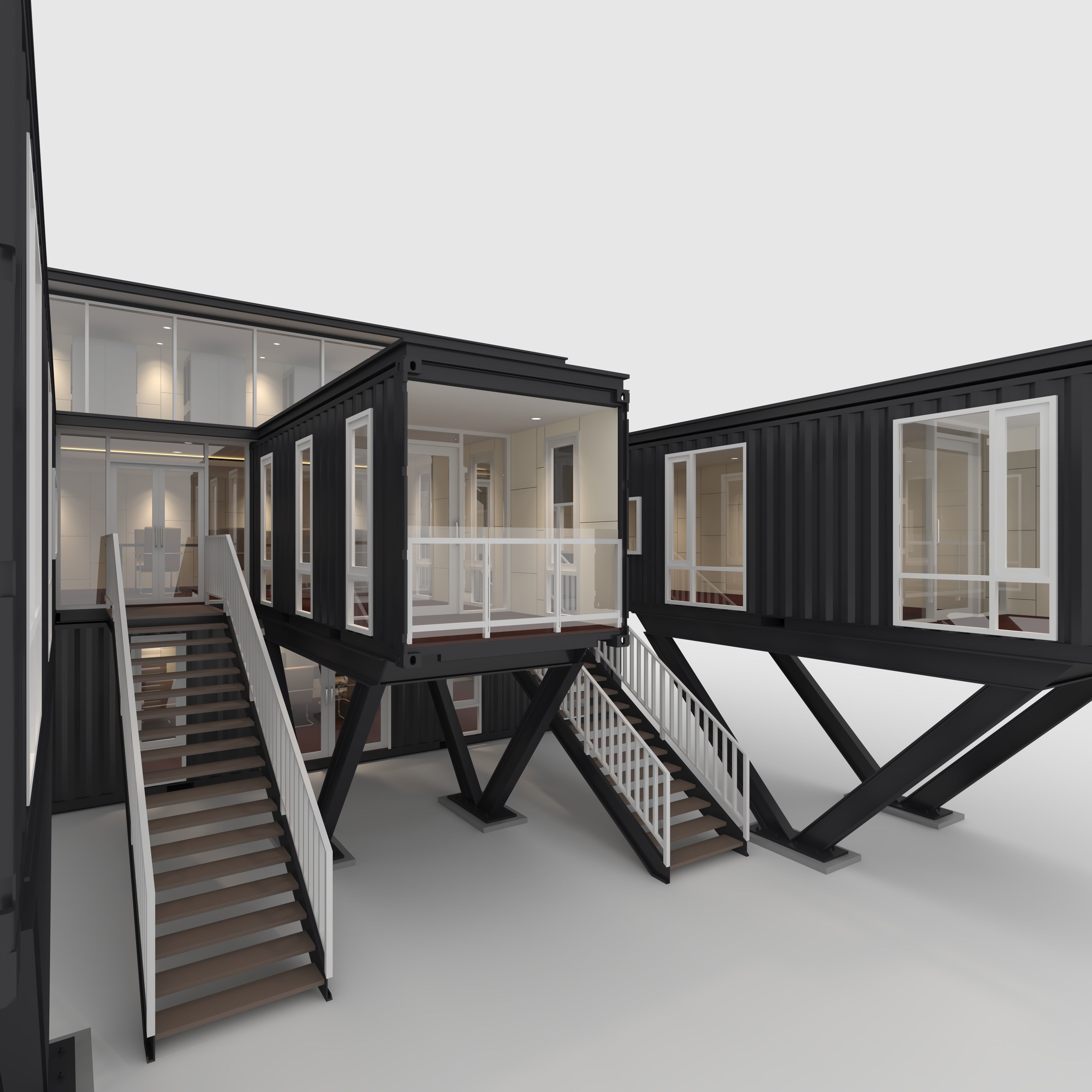 Container Office 2 3D model_8
