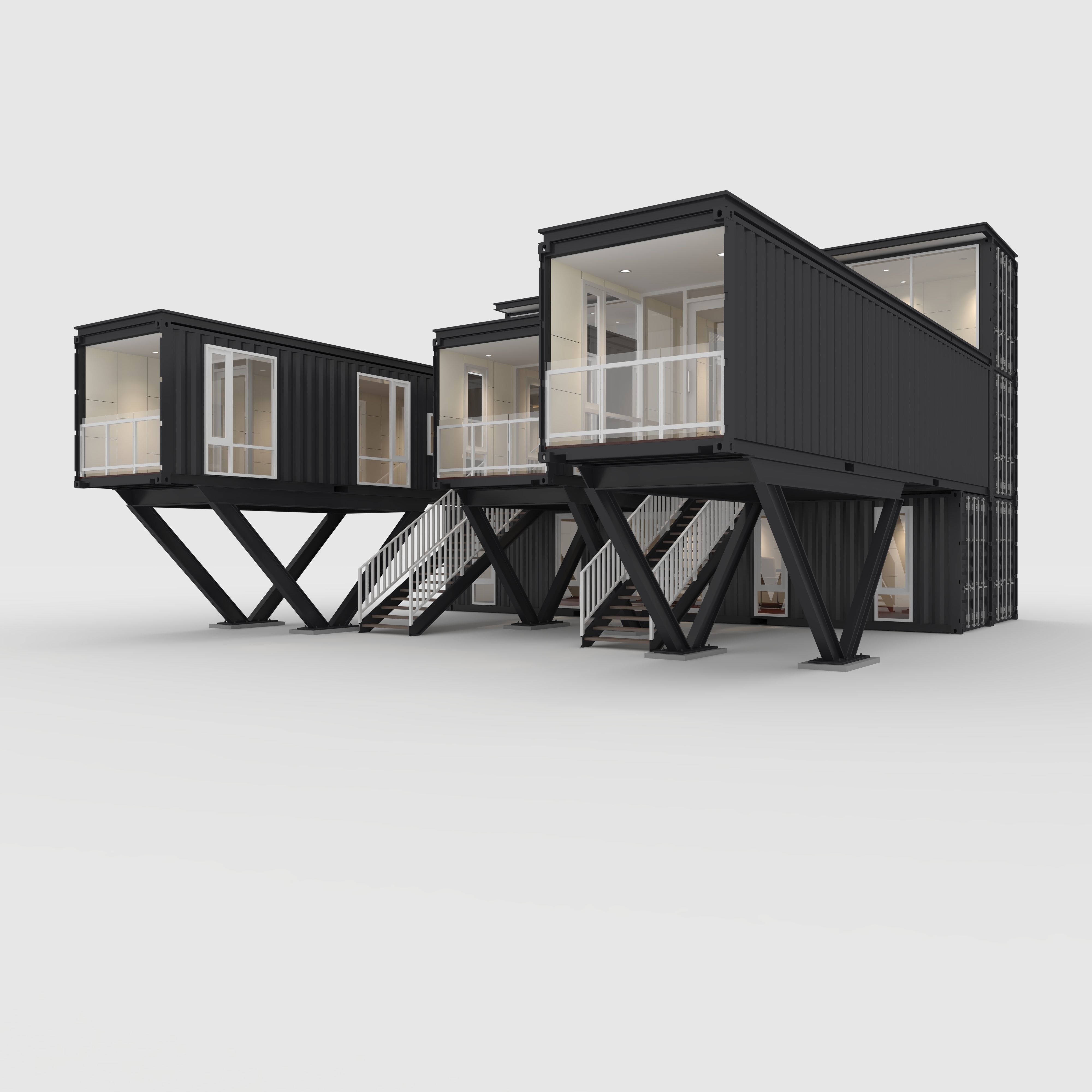Container Office 2 3D model_2