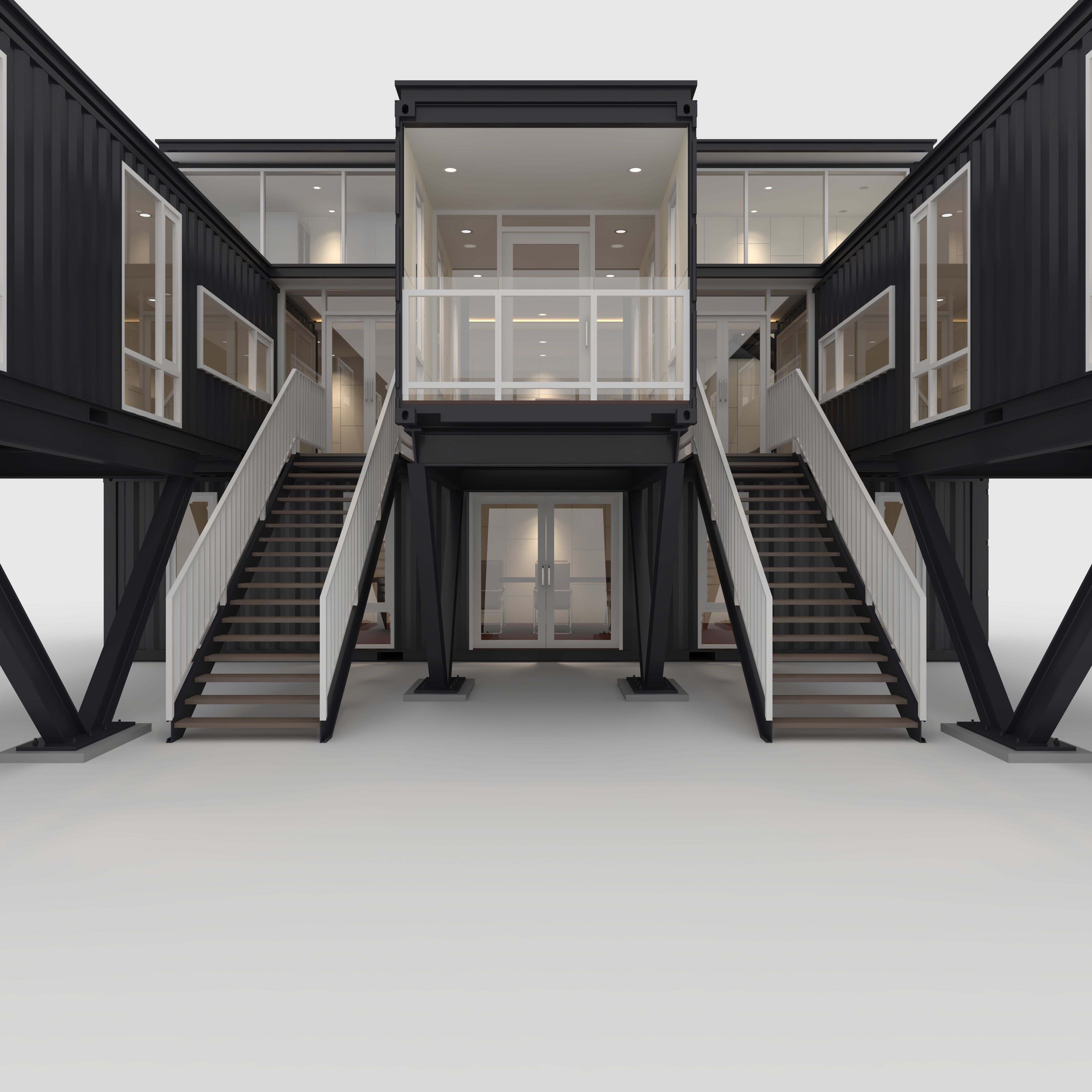 Container Office 2 3D model_4