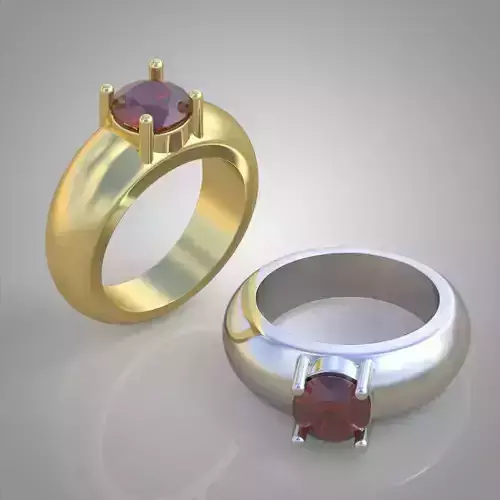 Diamond ring 0315 3D printable model Free 3D print model