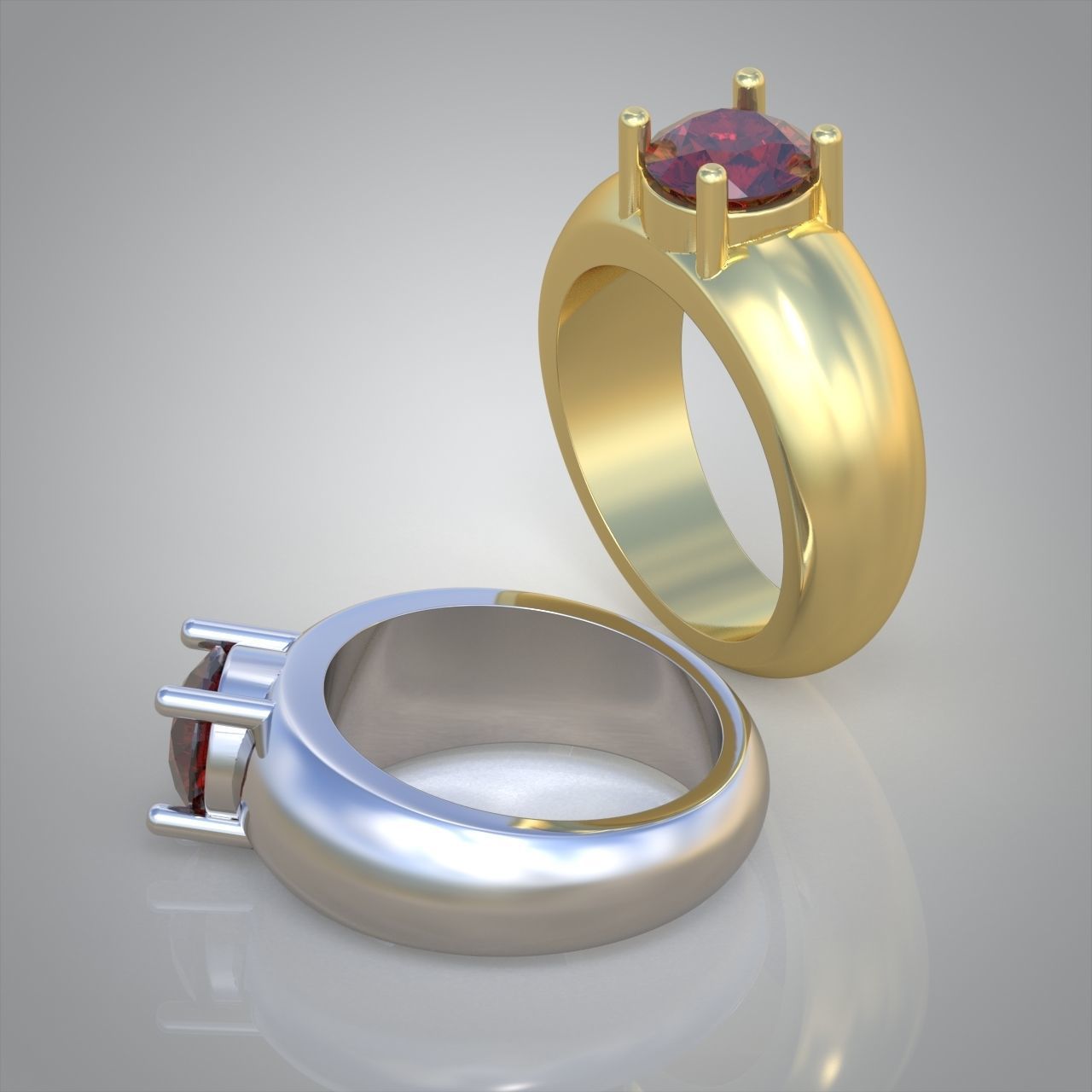 Diamond ring 0315 3D printable model free 3D model 3D printable | CGTrader