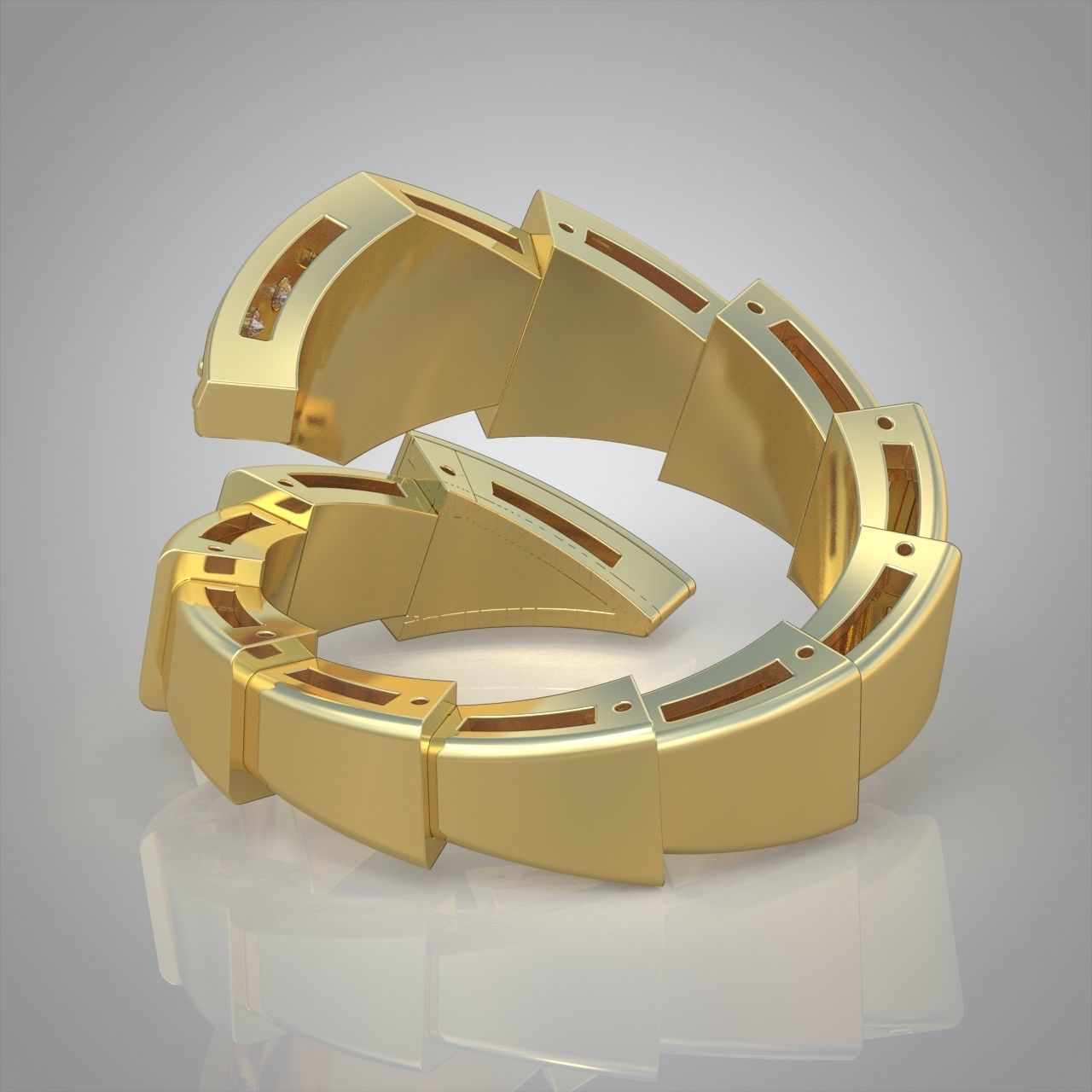 Snake ring 0317 3D printable model14 3D print model_11