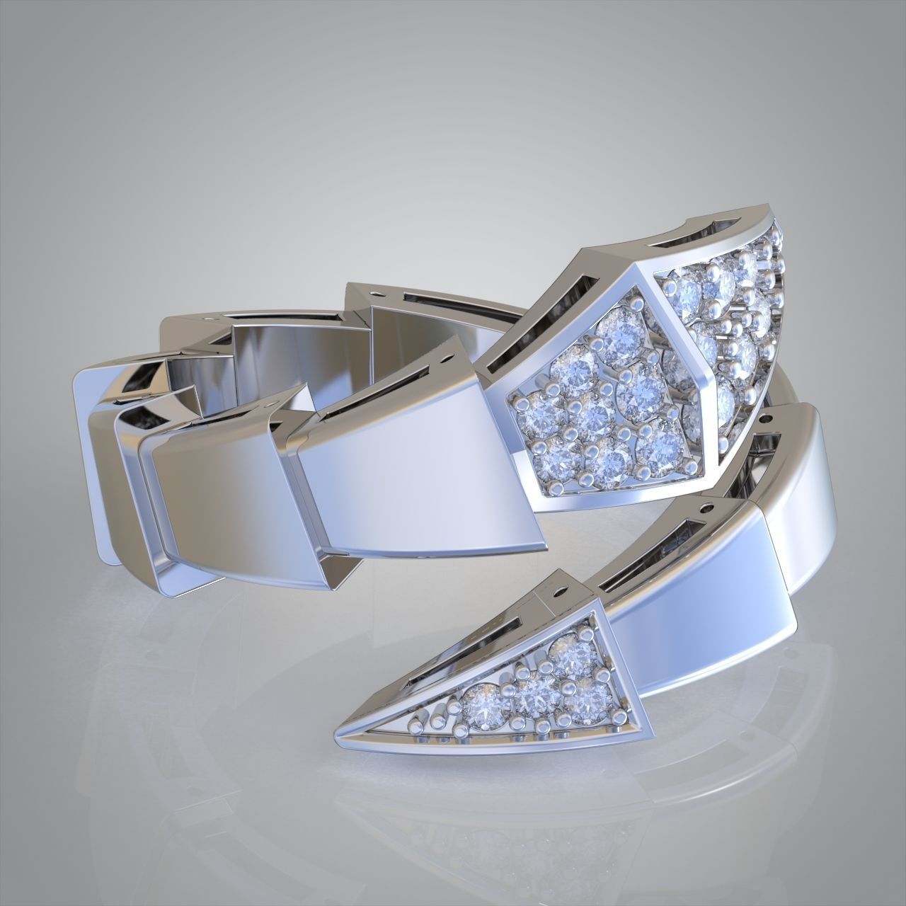 Snake ring 0317 3D printable model14 3D print model_9