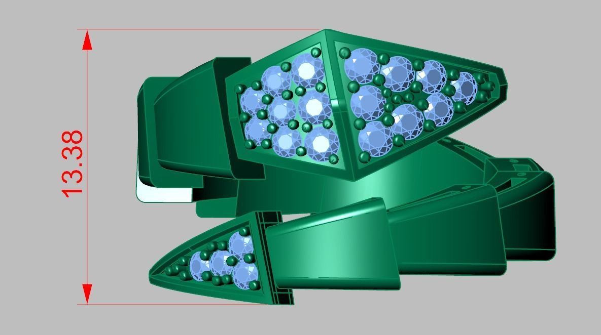 Snake ring 0317 3D printable model14 3D print model_12