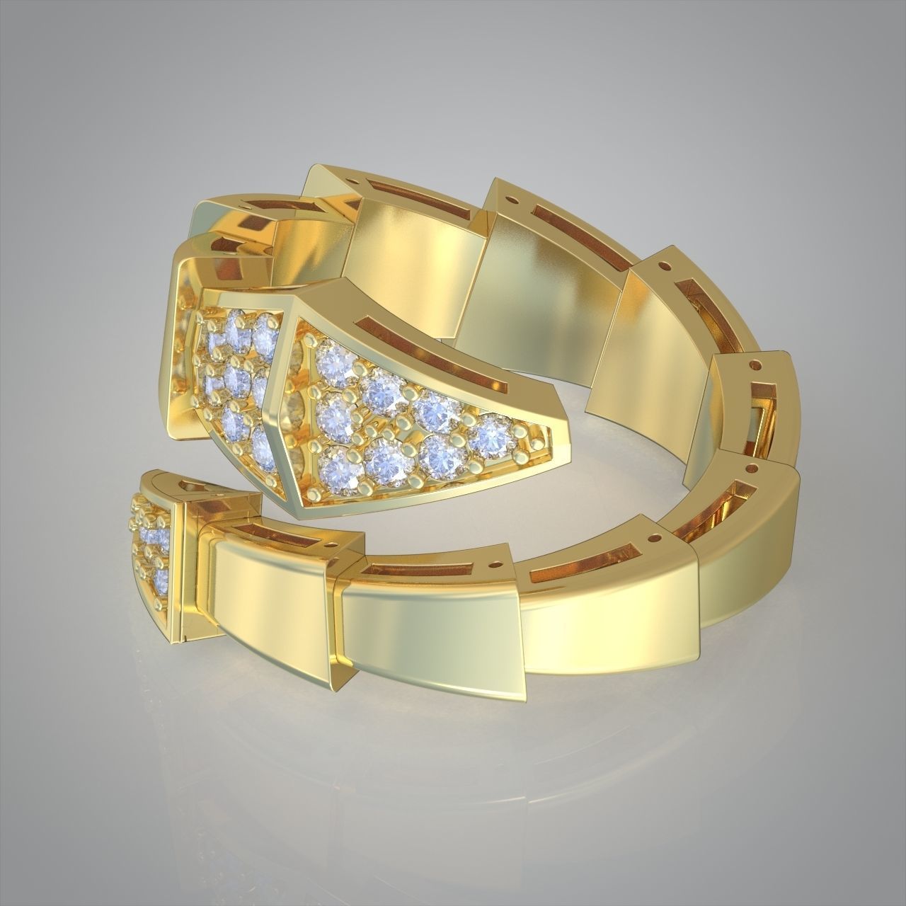 Snake ring 0317 3D printable model14 3D print model_8