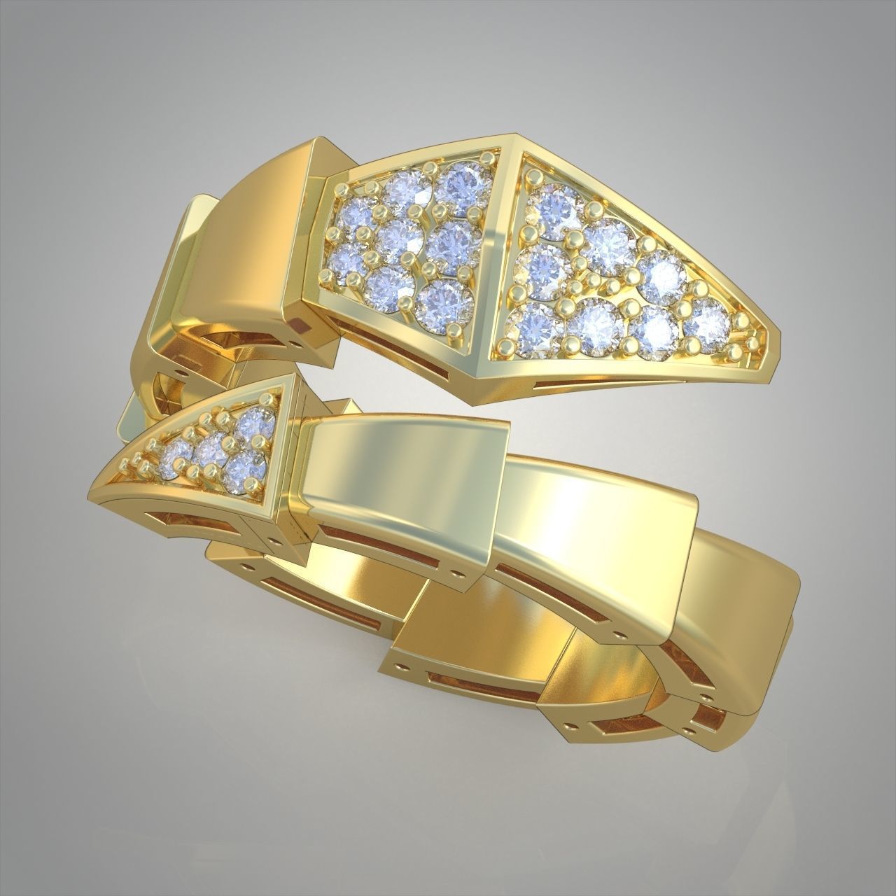 Snake ring 0317 3D printable model14 3D print model_2