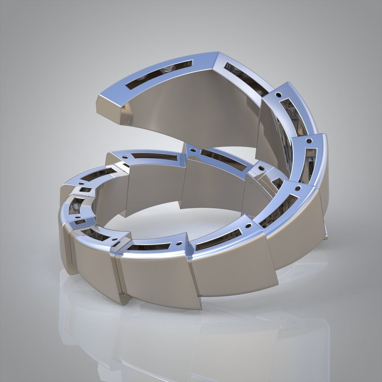 Snake ring 0317 3D printable model14 3D print model_10