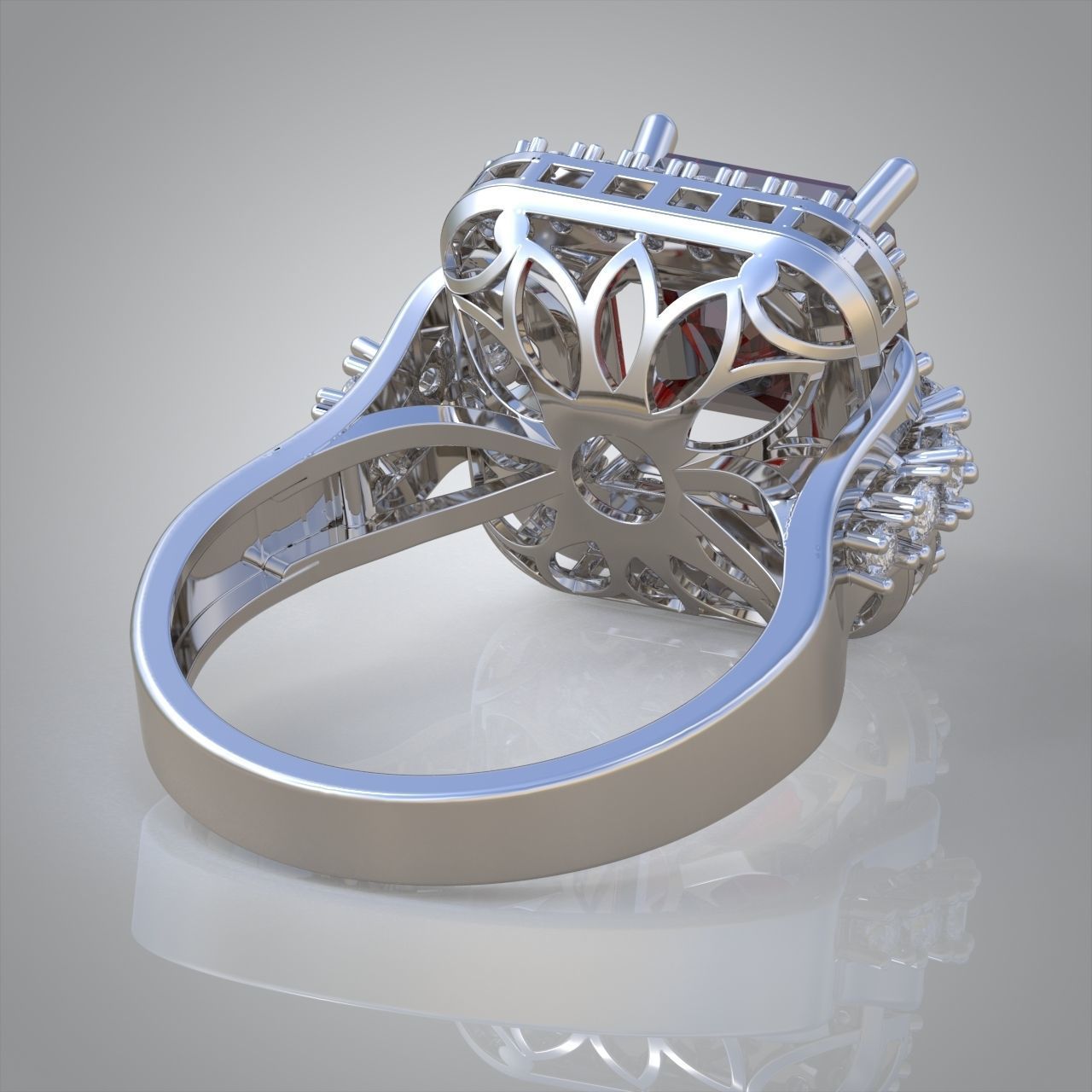 Diamond ring 0318 3D printable model 13- 3D print model_10