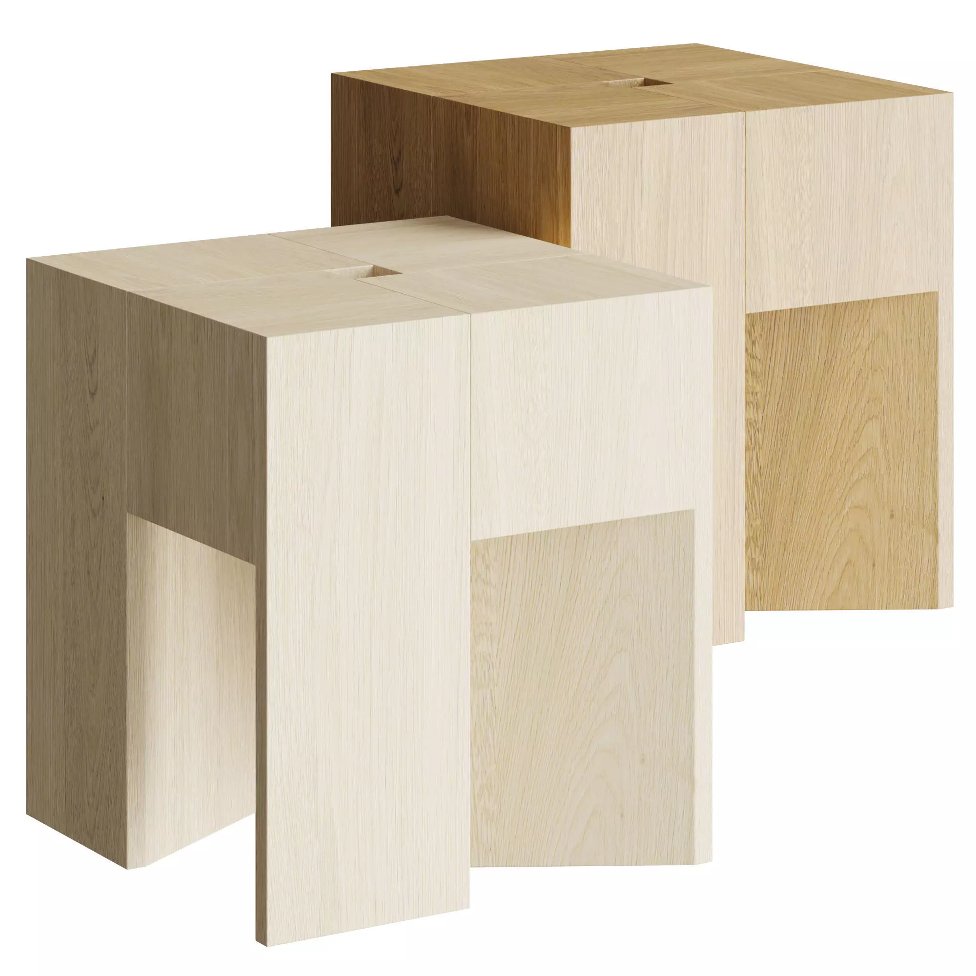 Karakter TriAngle Stool 3D model_0