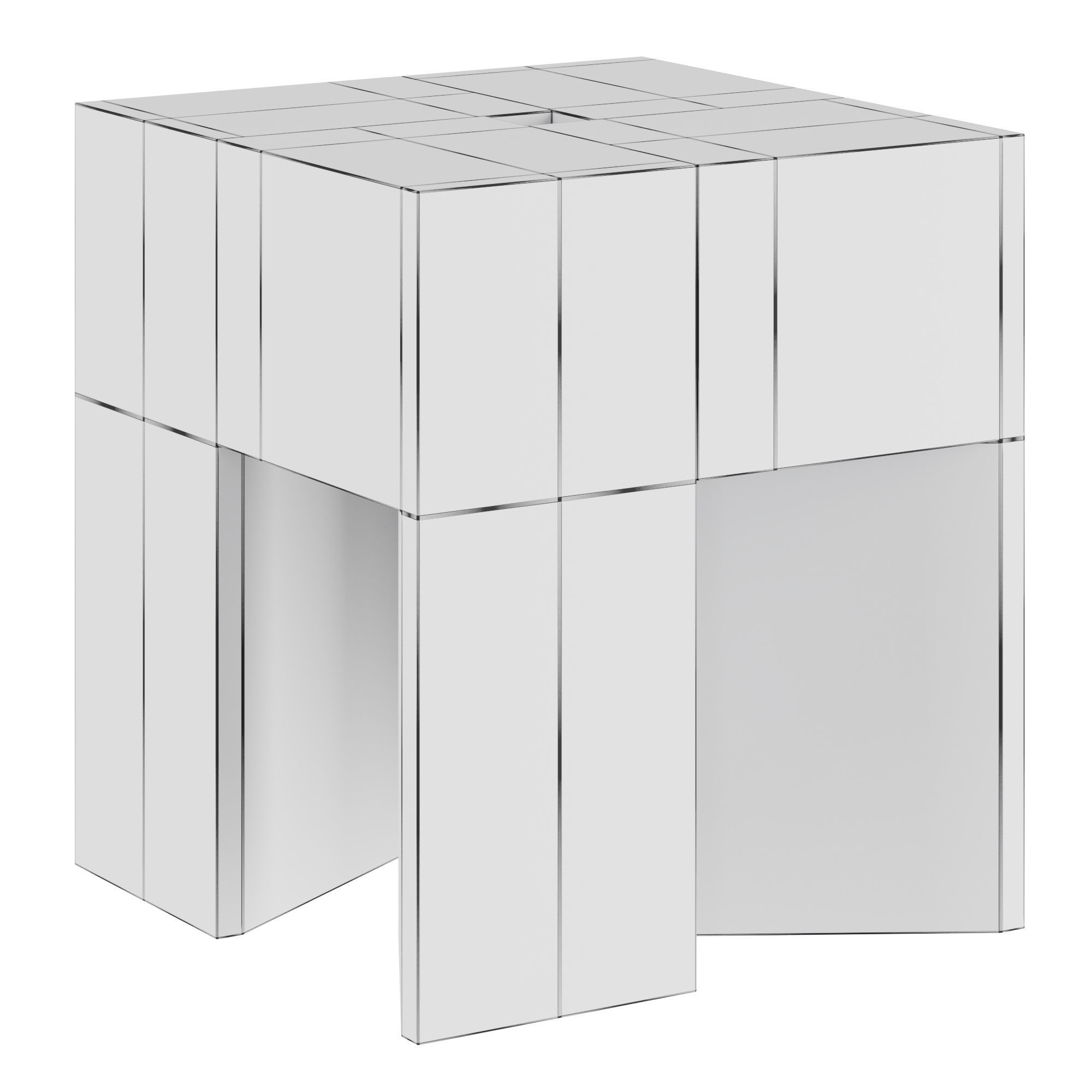 Karakter TriAngle Stool 3D model_2