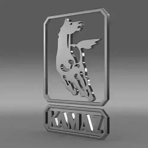 Kamaz new logo 3D model