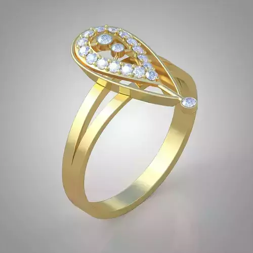 Diamond ring 0327 3D printable model