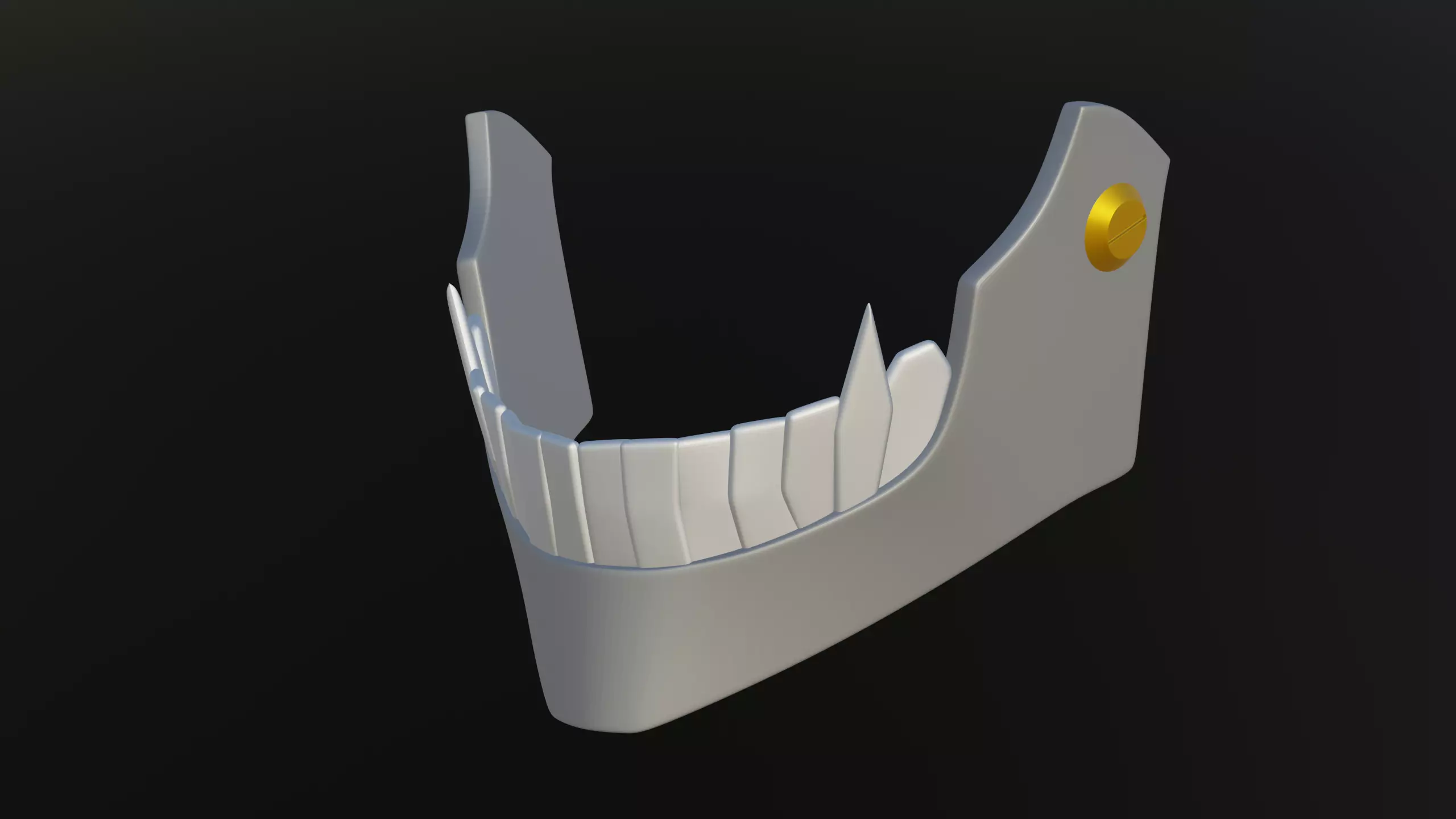 Marshal Chin Mask 3D print model_0