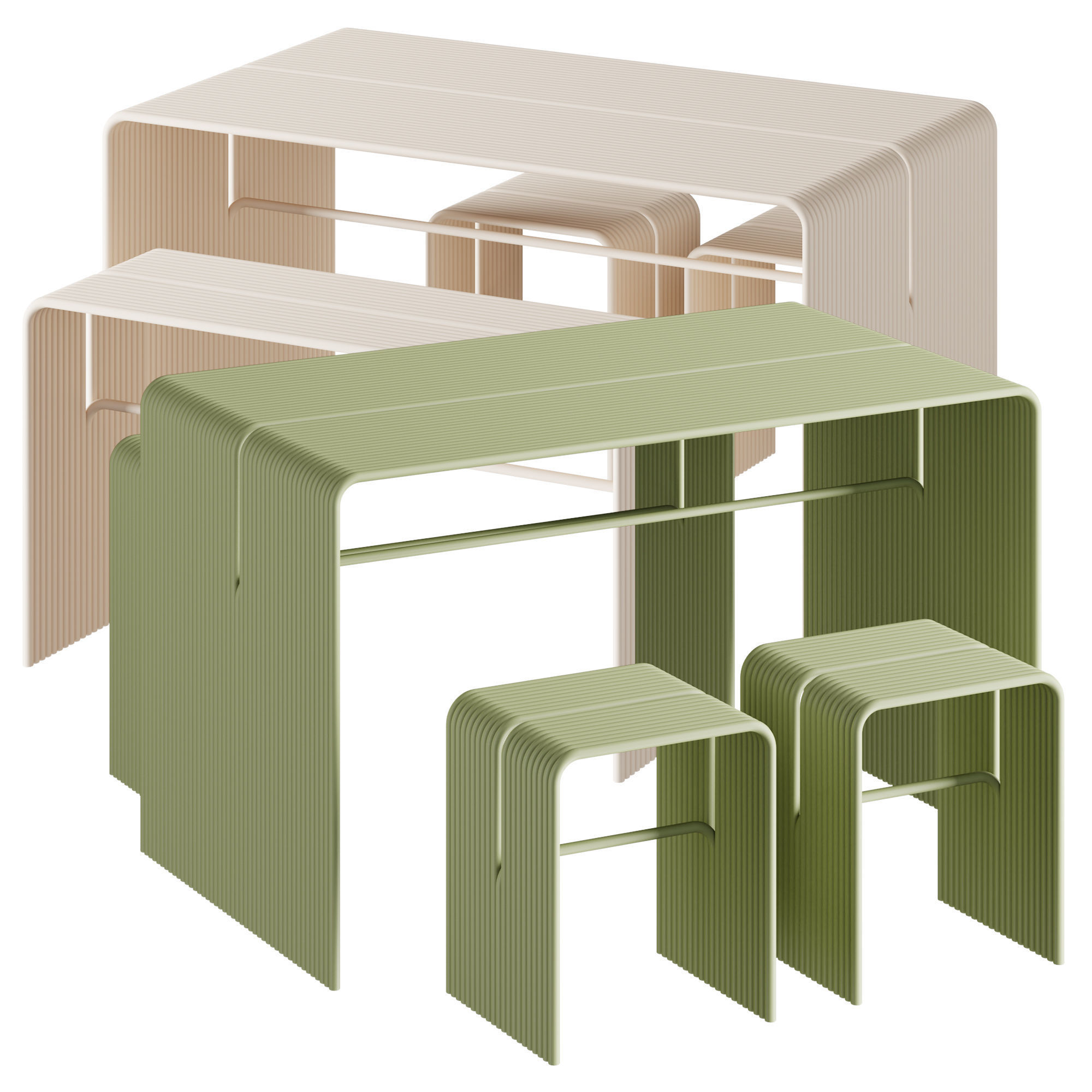Table Tube 3D model_3