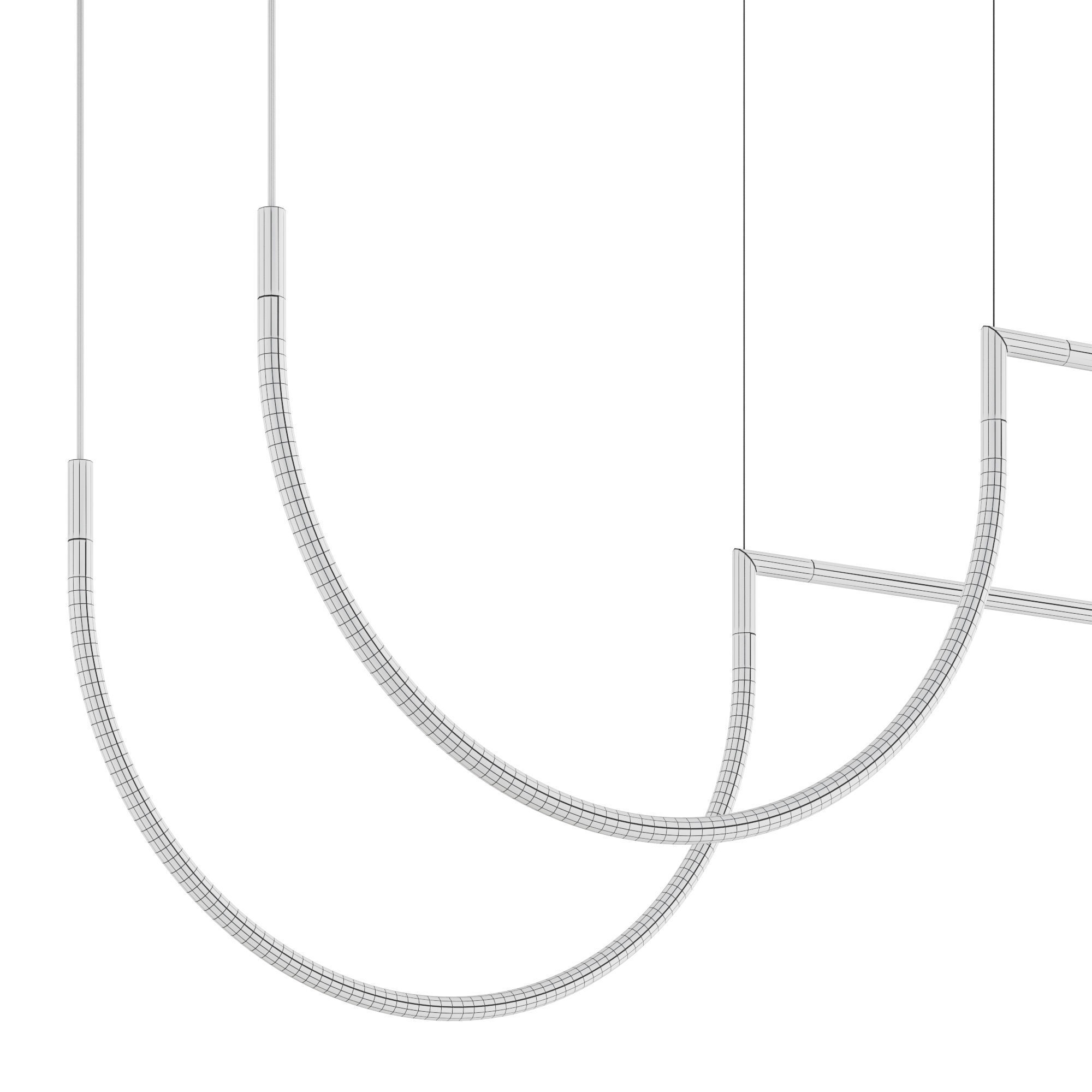 MODULAR  Hanging lamp 3D model_4