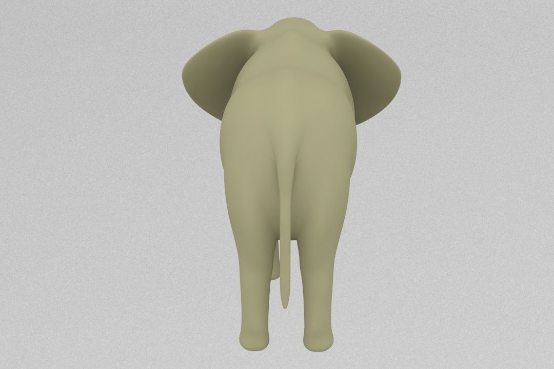 Elephant 3D print model_5