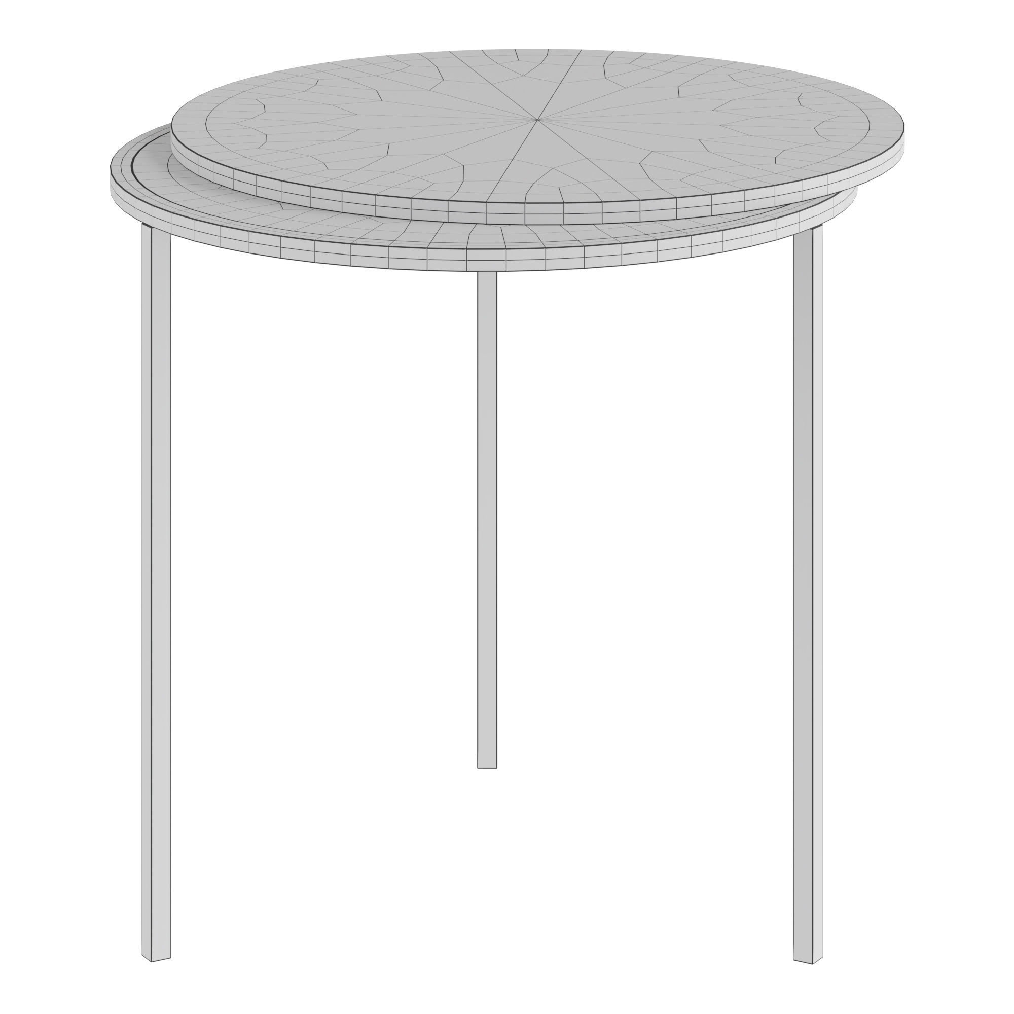 WELL Coffee table 3D model_2