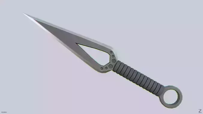 Kunai Low-poly 3D model