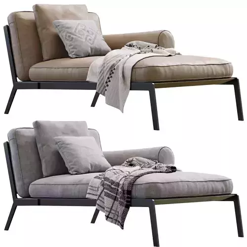 Happy Chaise Longues By Flexfom