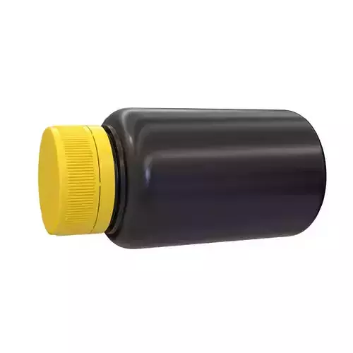 Pill Bottle with 3D Product Mockup 3D model