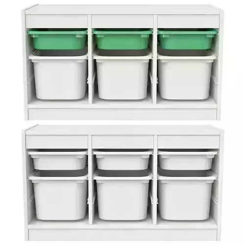 Trofast Storage Boxes 3D model