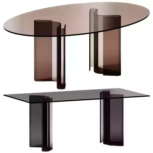 Fiam Italia SAHARA Glass tables