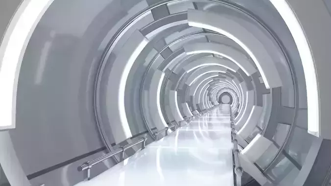 Sci-Fi Futuristic Corridor
