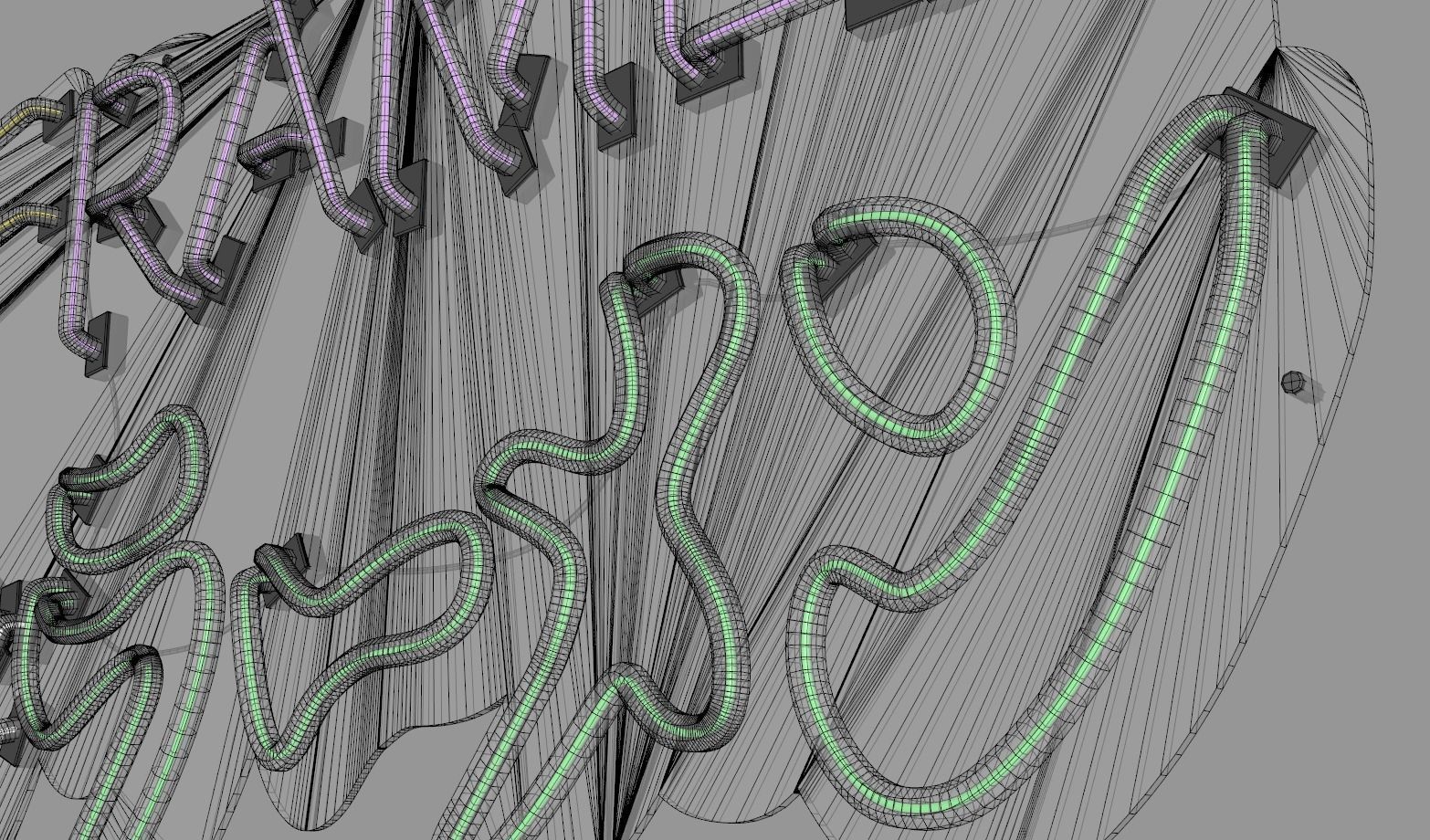 Ramen 2 - Neon Sign 3D model_8