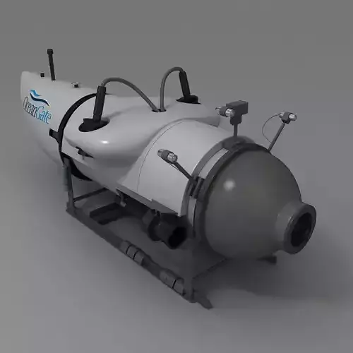 OceanGate Titan submarine 3D model