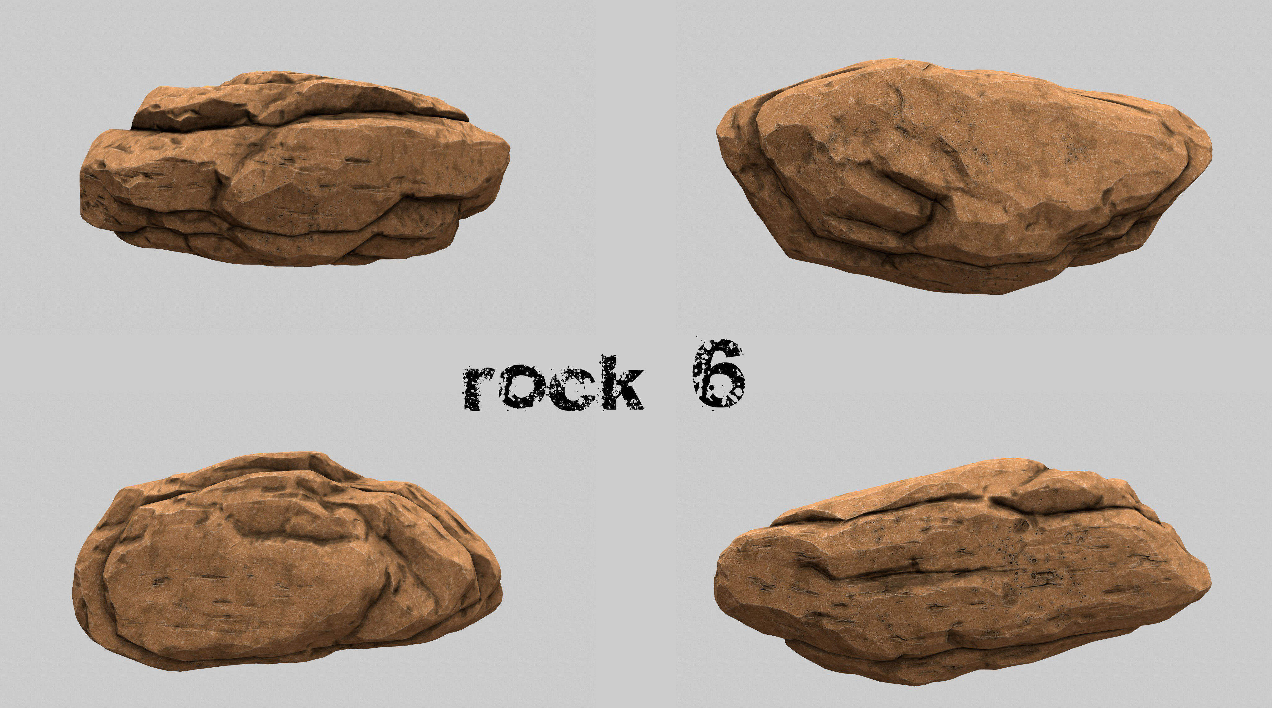 rocks  set 20 3D model_6