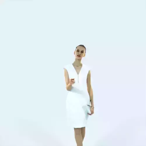 Beauty 03M Pointing Casual Woman