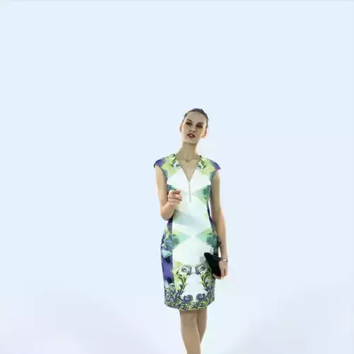 Beauty 03L Casual Pointing Woman