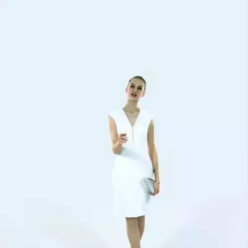 Beauty 03D Pointing Casual Woman