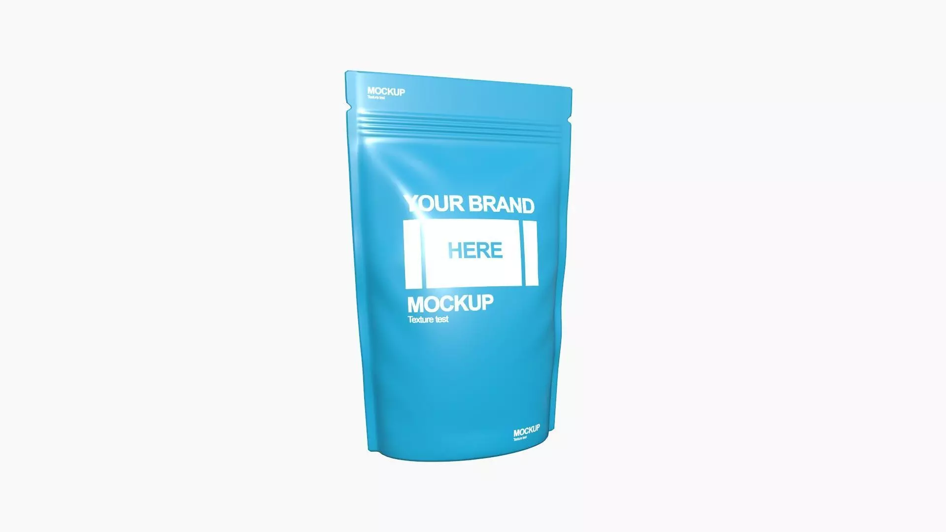 Coffee Bag A07 - Blank Mock Up Basic Template Low-poly 3D model