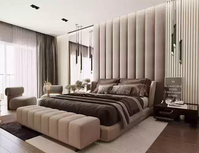 Movenpick Hotel Room - Bedroom 3D model